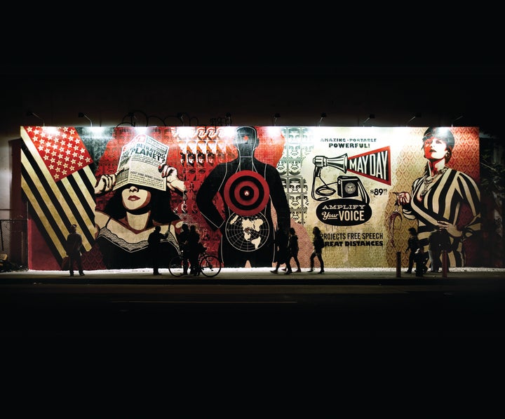 Houston and Bowery Mural, 2010, New York. Courtesy Jacob Lewis Gallery, New York. Photo Jon Furlong. 