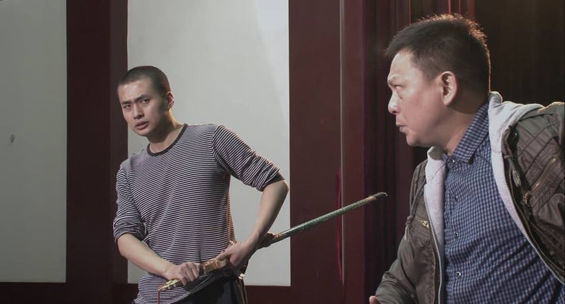 Yang Yang gets coached by his mentor in a scene from <strong><em>My Next Step</em></strong>