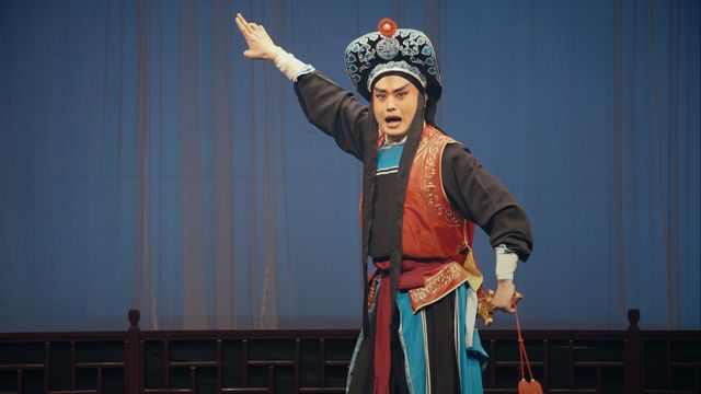 Yang Yang rehearses in a scene from My Next Step 