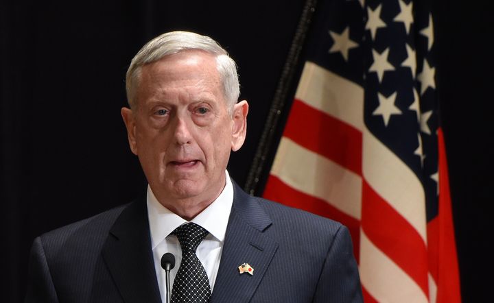 Defense Secretary James Mattis distanced himself from remarks made by President Donald Trump before arriving on an unannounced visit to Baghdad on Monday.
