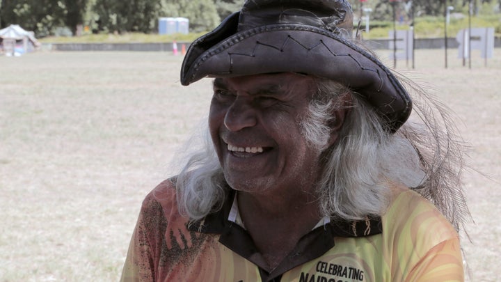 <p><em>Marbak at the Aboriginal Tent Embassy in Canberra, 26th January, 2017.</em></p>