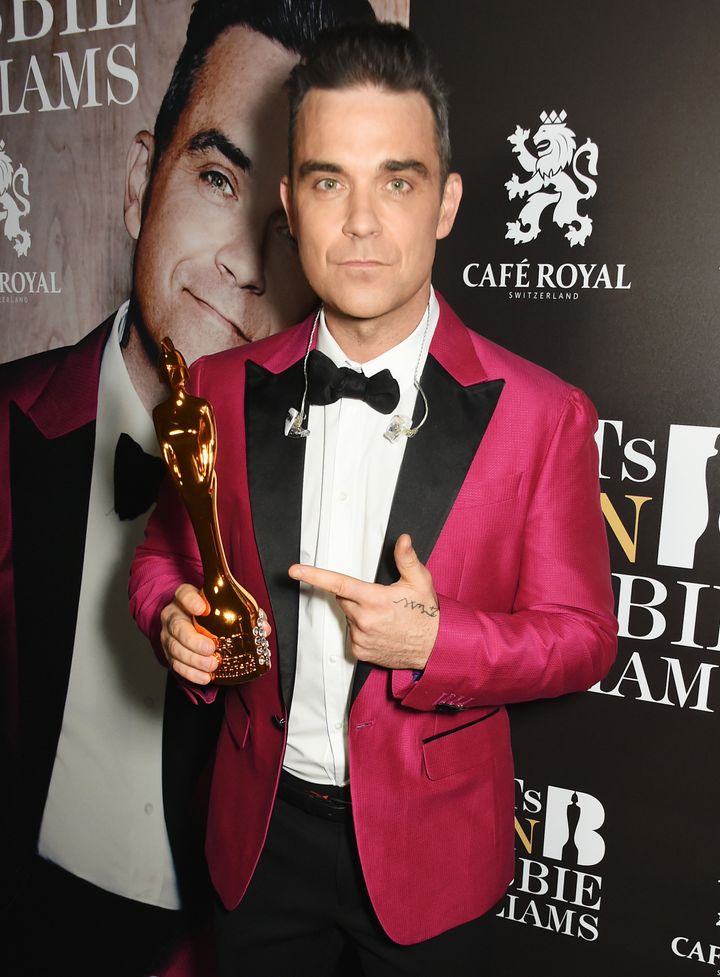 Robbie Williams has been names a Brits Icon