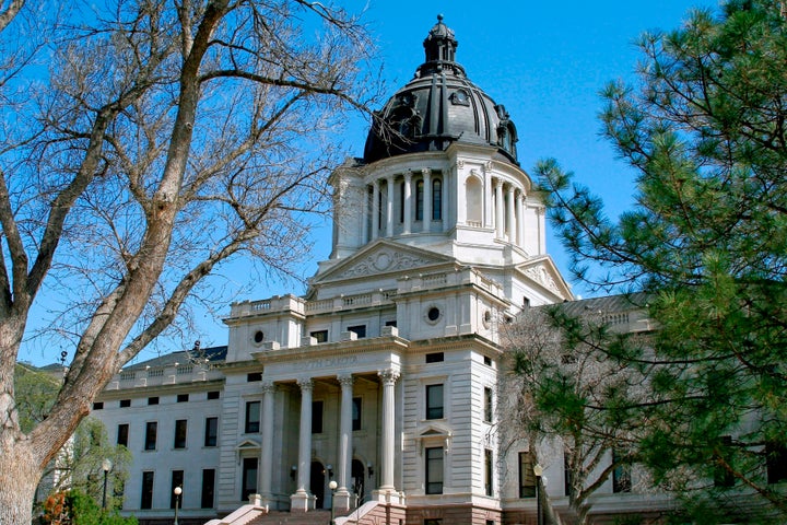 The South Dakota state capitol in Pierre.