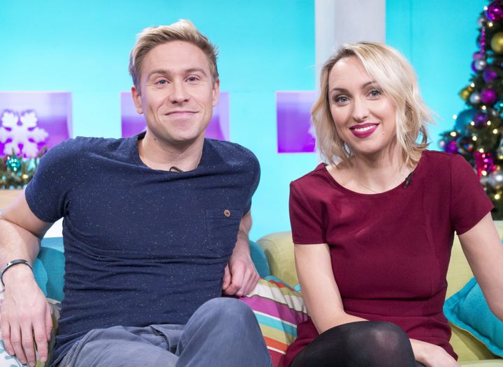 Kerry with her brother, Russell Howard