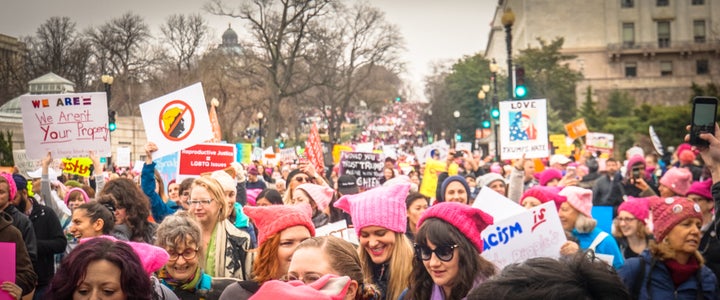 The Women’s March on the day after Inauguration Day. President Trump’s extremism has evoked what newspaper columnist Maureen