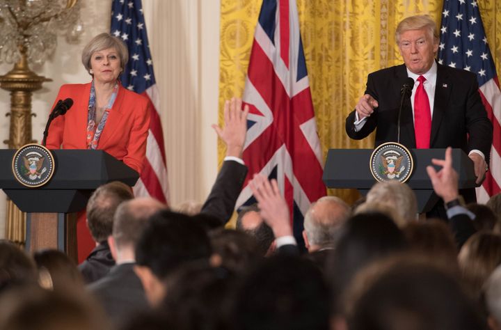Theresa May invited Donald Trump for a state visit when she met him a week after his inauguration