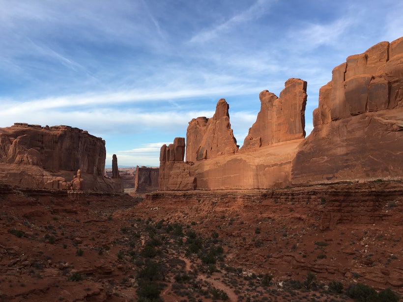 Nature’s own Park Avenue in Arches National Park, Utah.