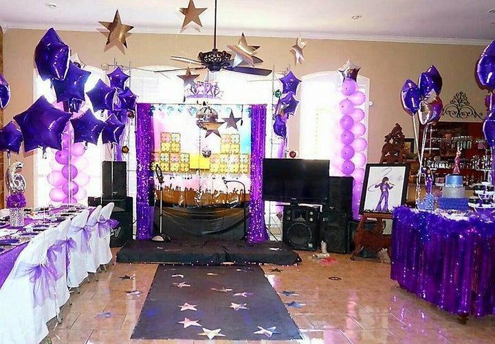A concert stage for a mini-star.