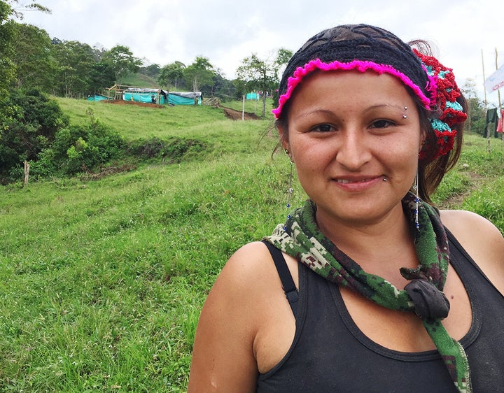 Rutti Terran, 26, has been with the FARC for 11 years. Now she wants an education.