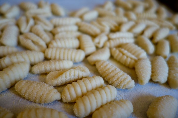 Without the saffron, let’s call them cavatelli