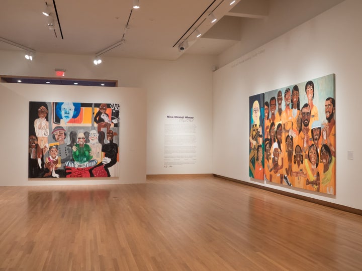 <p>The first gallery of “Royal Flush” with some of Nina Chanel Abney’s earlier paintings </p>