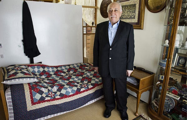 <p>Gulen in his room in 2014.</p>