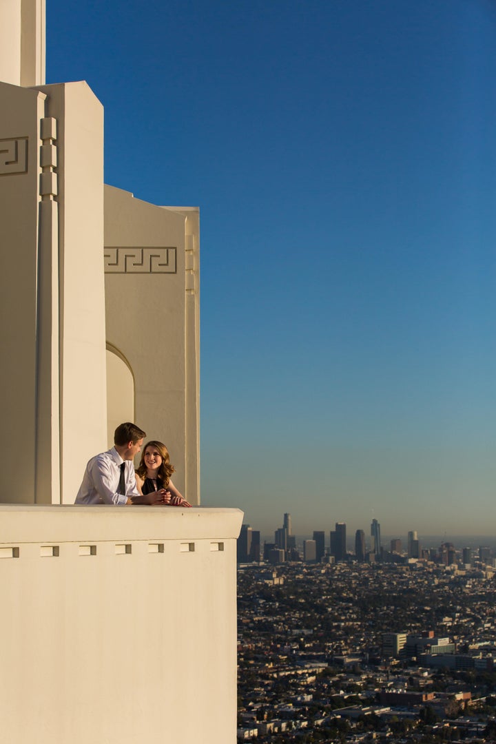 In addition to pictures of the couple, the photographer captured gorgeous views of the city.