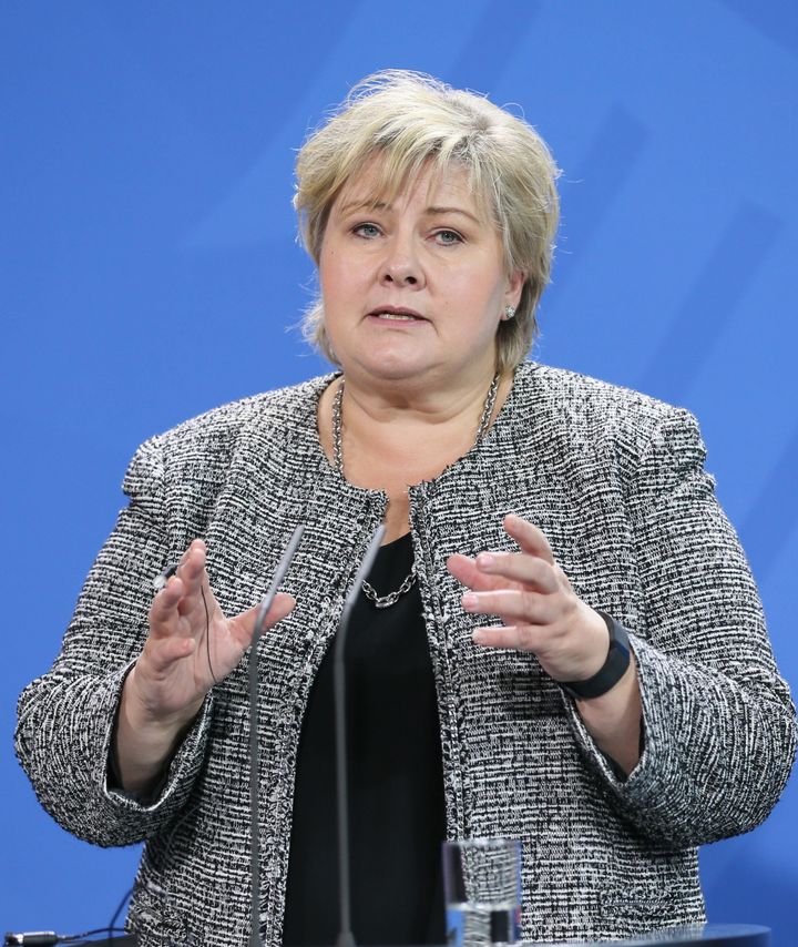 <strong>Norwegian prime minister Erna Solberg said a joint effort was 'particularly important'</strong>