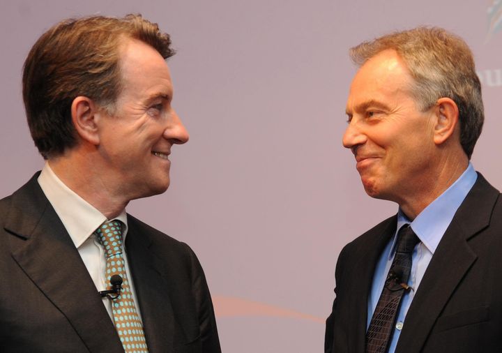 Lord Mandelson and Tony Blair