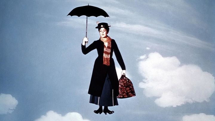 Not as easy as it looks: Julie Andrews as Mary Poppins