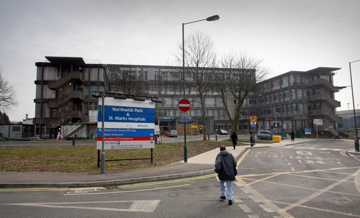 The trial took place at an independent clinic at Northwick Park Hospital (pictured)