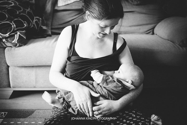 Both women struggled at the start of their breastfeeding journeys.