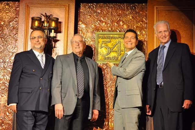 left - right: Richard Frankel, Steve Baruch, Michael Feinstein, Tom Viertel