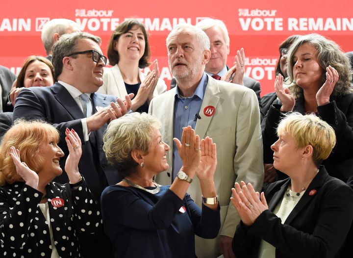Corbyn's campaigning for Remain led Labour colleagues to question his position on Brexit