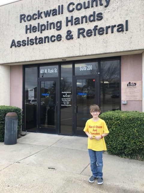 Kaden started donating to a local food pantry when he was 4 years old.