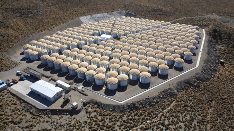 The HAWC Observatory above Puebla, Mexico.