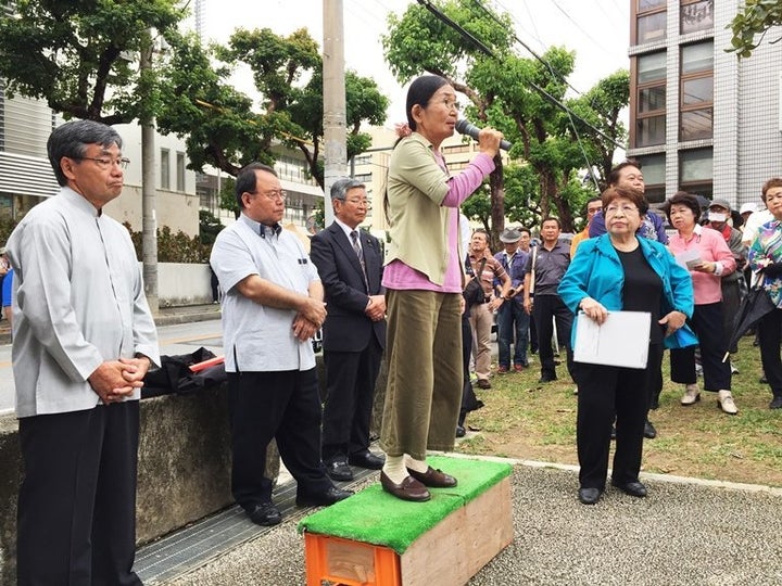 Writer Etsuko Urashima, 68, has become one of the faces of the protest movement. “If we had not been doing these protests, the base in Henoko would have been built a long time ago,” she says.