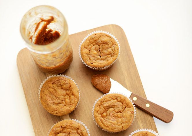 The sweet potato almond butter muffins you want.