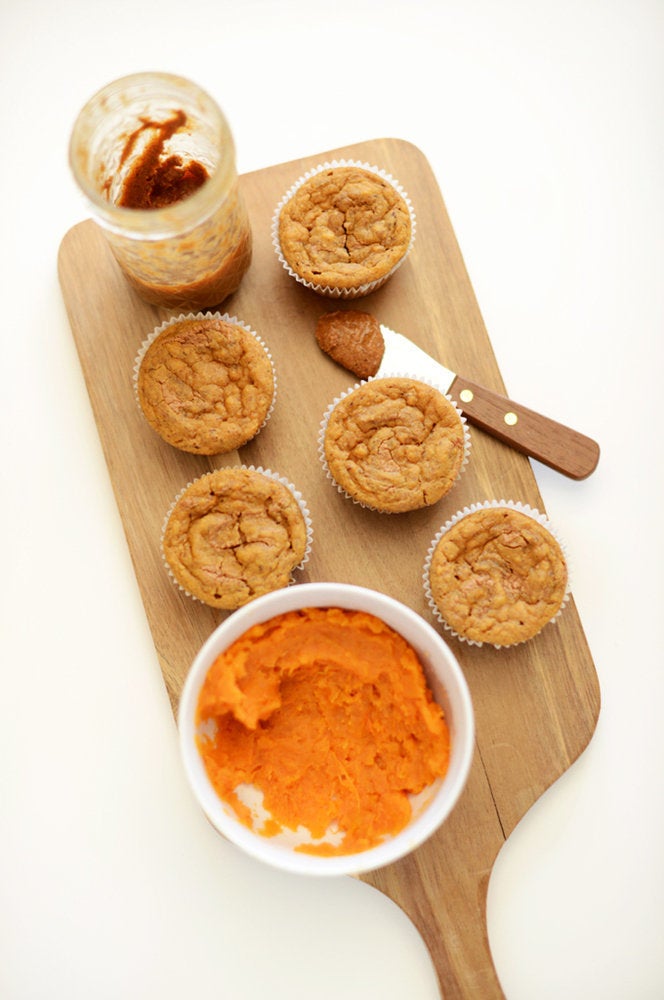 The sweet potato almond butter muffins you want.