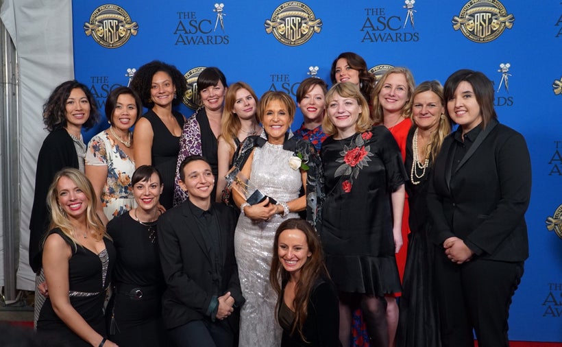 Back Row (L to R): Quyen Tran, Sandra Valde-Hansen, Kira Kelly, Alison Kelly, Elle Schneider, Nancy Schreiber, ASC, Autumn Ea