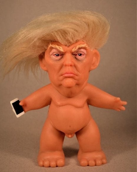 Trump troll in the buff. 