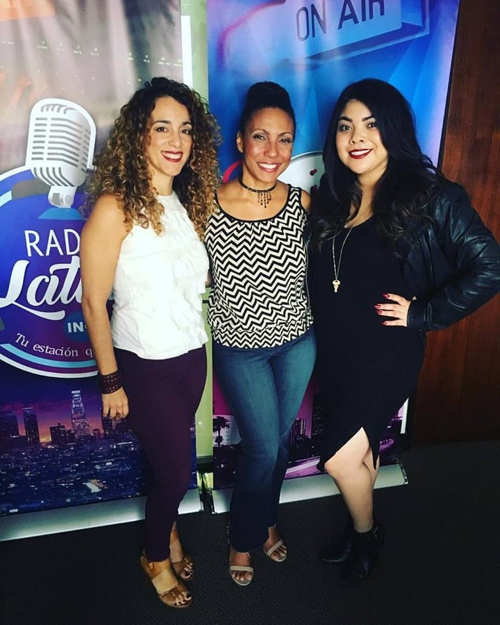 Dariana Cruz, Cecilia Mota y Monica Rivera en Cabina