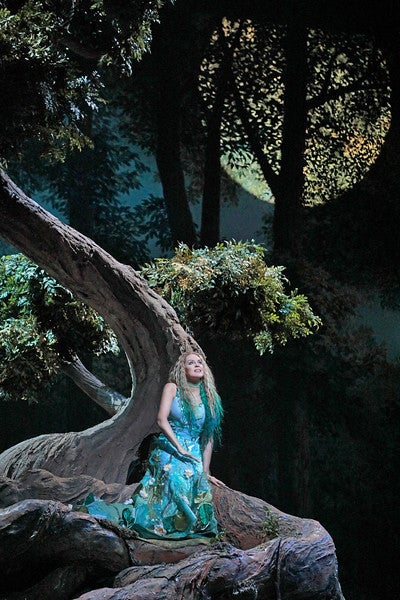 Kristine Opolais in the title role of Dvořák's <em>Rusalka.</em>