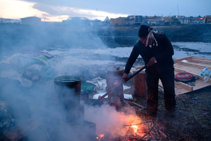 Water protectors expressed mixed feelings while preparing to depart from the camp that was the focal point of the opposition to the Dakota Access Pipeline.