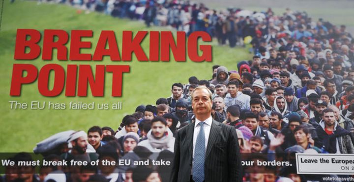 Nigel Farage's 'breaking point' poster was attacked by the human rights group