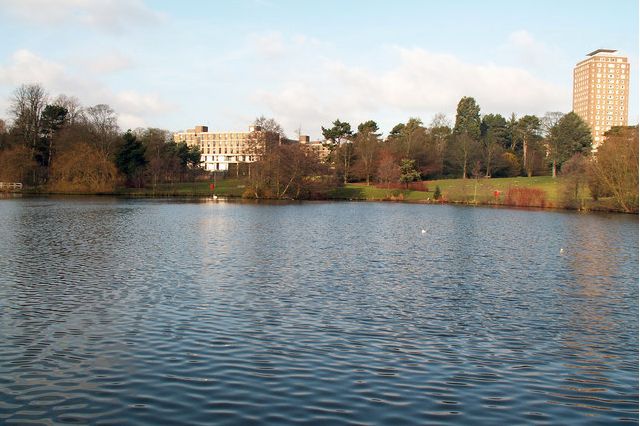 A man's body has been found in a lake at the University of Birmingham