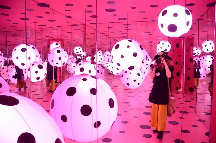 Yayoi Kusama, “Dots Obsession — Love Transformed into Dots," 2007, as installed in 2017.