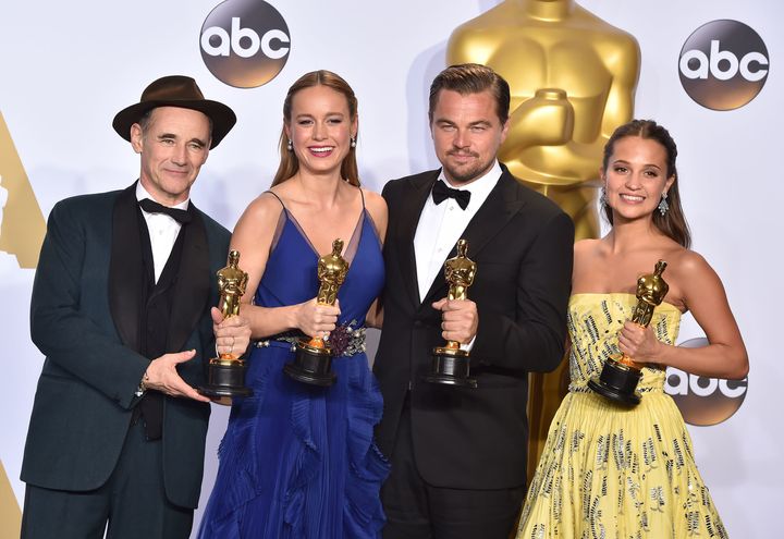 Last year's victors included Mark Rylance, Brie Larson, Leonardo DiCaprio and Alicia Vikander