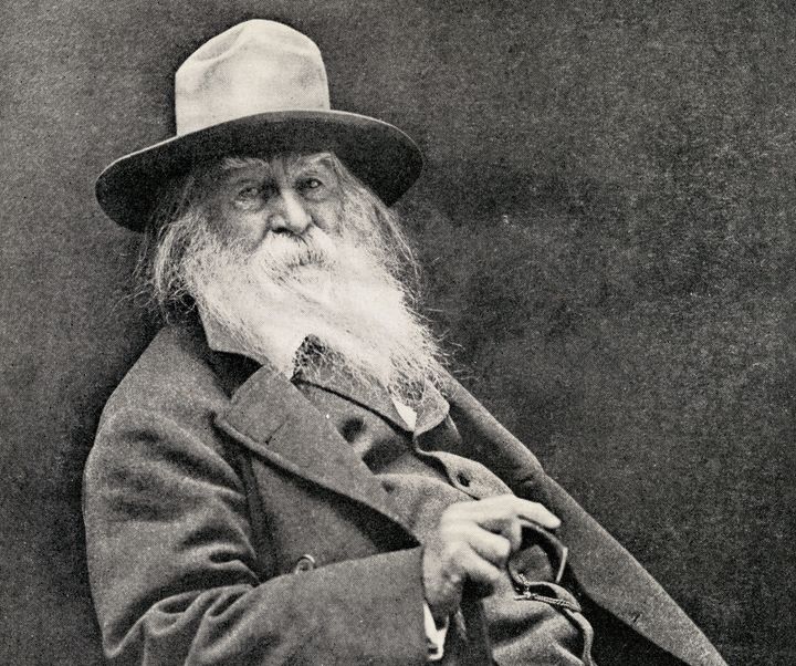 American poet Walt Whitman in an undated image.