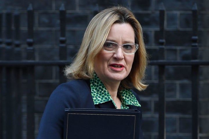 <strong>Amber Rudd hailed Dick as an 'exceptional leader'</strong>