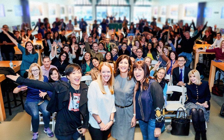 <p>Panelists (foreground) from February’s “Women In Tech - The Latest Silver Bullet” discussion at Apple Pasadena.</p>