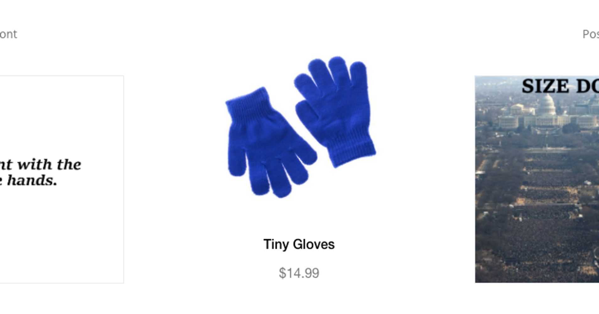 This Company Is Sending Tiny Gloves to Trump and Donating Proceeds to ...