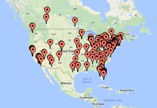 Jewish Community Centers around the U.S. and Canada. 