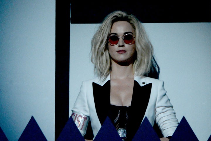 Perry performing at the Grammys on Feb. 12.