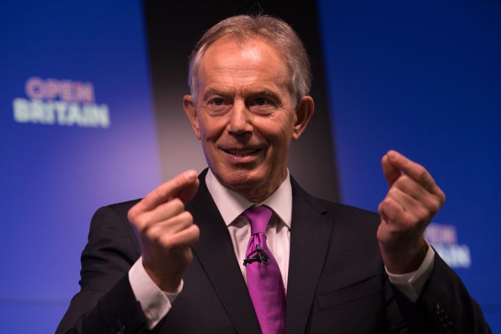 Tony Blair gave a rare response to a story about him