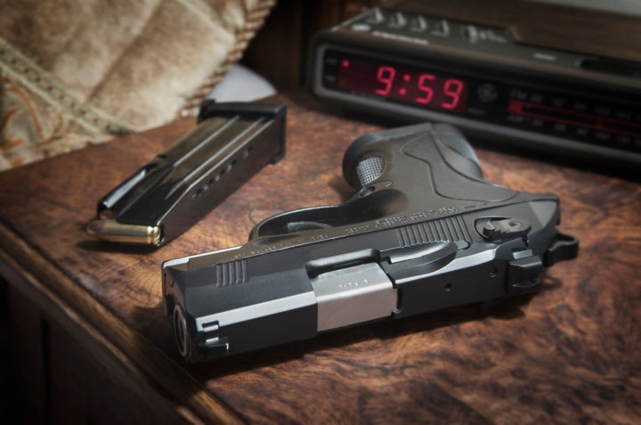 A gun doesn't need to be fired to play a leading role in an abusive relationship.