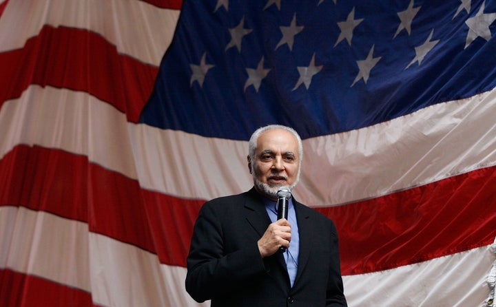 Imam Feisal Abdul Rauf attends the 'Today, I Am A Muslim, Too' rally in Times Square on March 6, 2011 in New York City.
