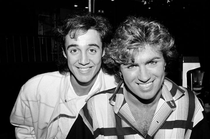 George Michael and Andrew Ridgeley in their Wham! days