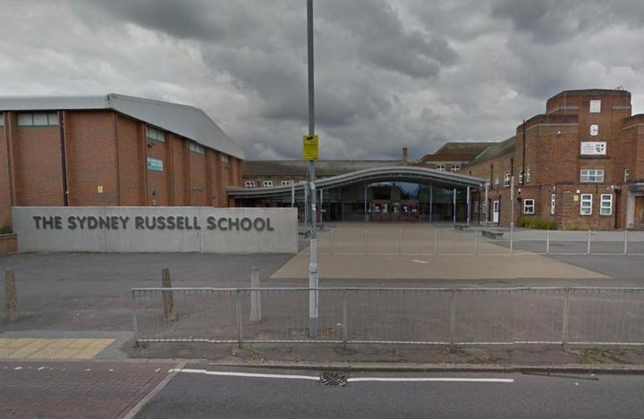 The Sydney Russell School in Dagenham where three boys have been arrested after a suspected acid attack