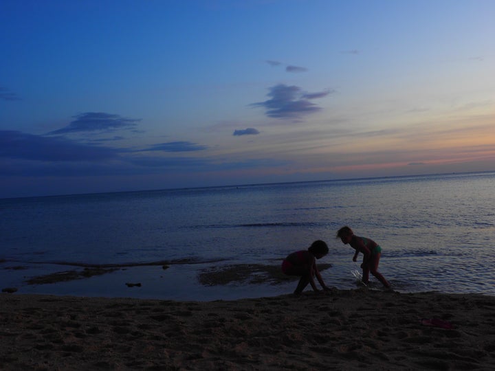 <p>Silhouettes at sunset</p>